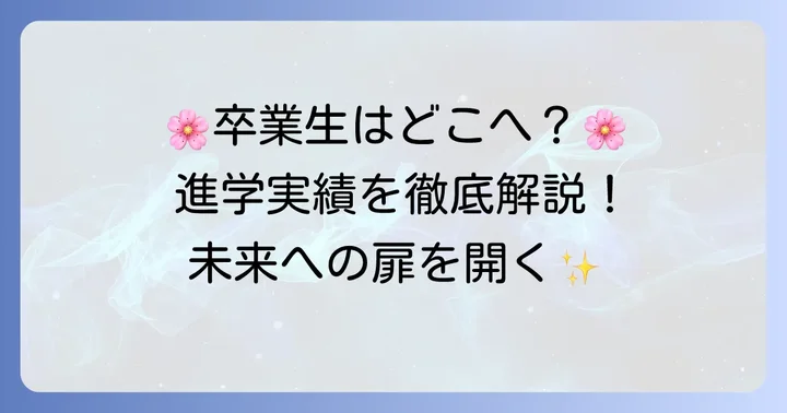 藤村女子中学校の進学実績と卒業後の展望