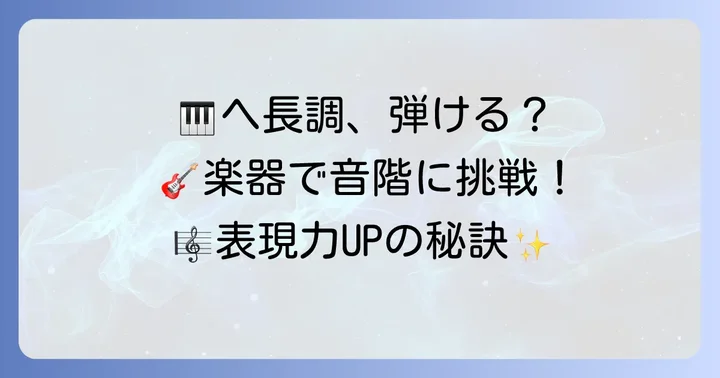 ヘ長調音階を楽器で弾いてみよう