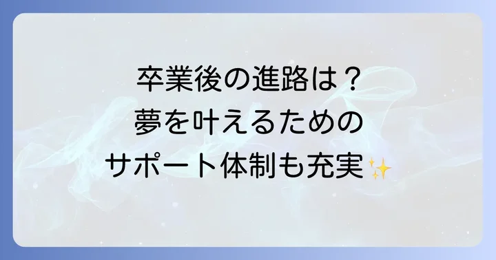 代々木高校（通信制）の進路実績と卒業後の支援
