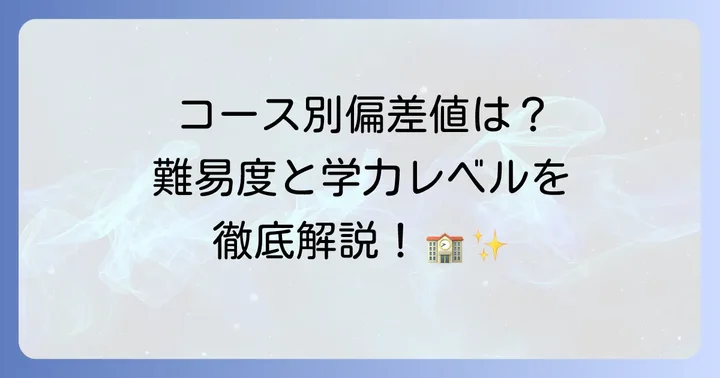 横浜創学館高等学校の偏差値とコース別の難易度