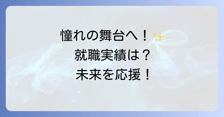卒業後の進路と就職実績