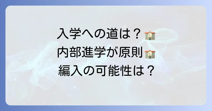 田園調布雙葉中学校への入学を考える方へ