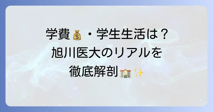 旭川医大の魅力と学生生活：学費・男女比・オープンキャンパス