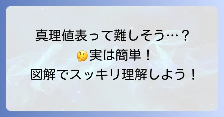 NOR回路の真理値表を徹底解説