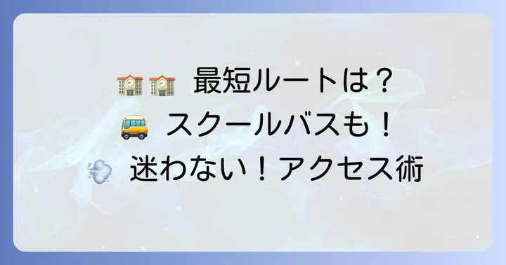 岡崎城西高等学校へのアクセス方法