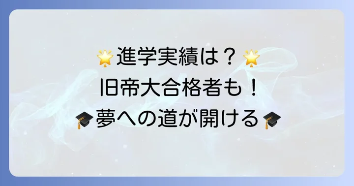 四天王寺東高校の進学実績と卒業後の進路