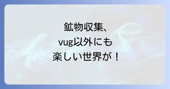 vug以外の選択肢や楽しみ方