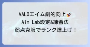 AimLabでVALORANTのエイム力向上！おすすめ設定と練習メニューを徹底解説