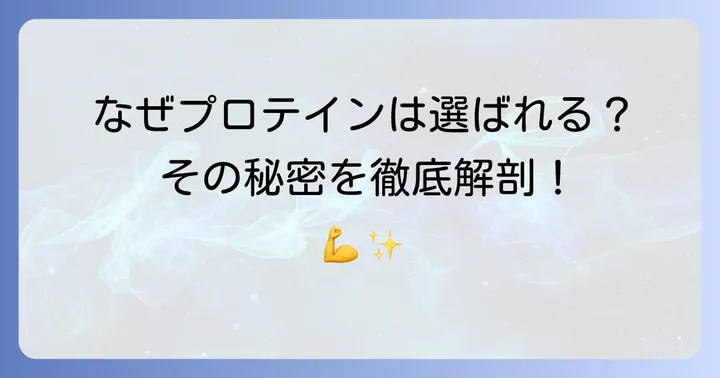 DNSプロテインの魅力とは？選ばれる理由を深掘り