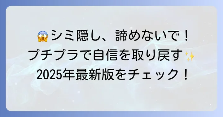 【2025年最新】濃いシミが隠せるプチプラファンデーションおすすめ10選
