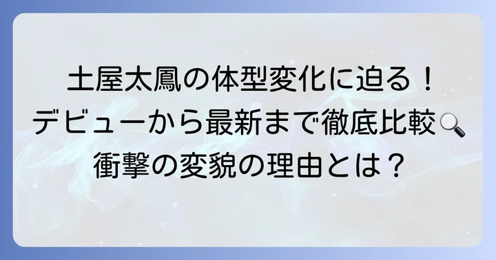 土屋太鳳さんが痩せたと言われる体型変化を時期別に比較