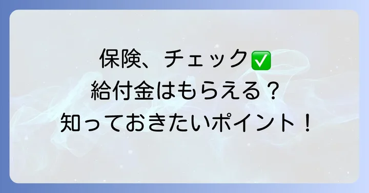 民間医療保険の活用と確認すべきポイント